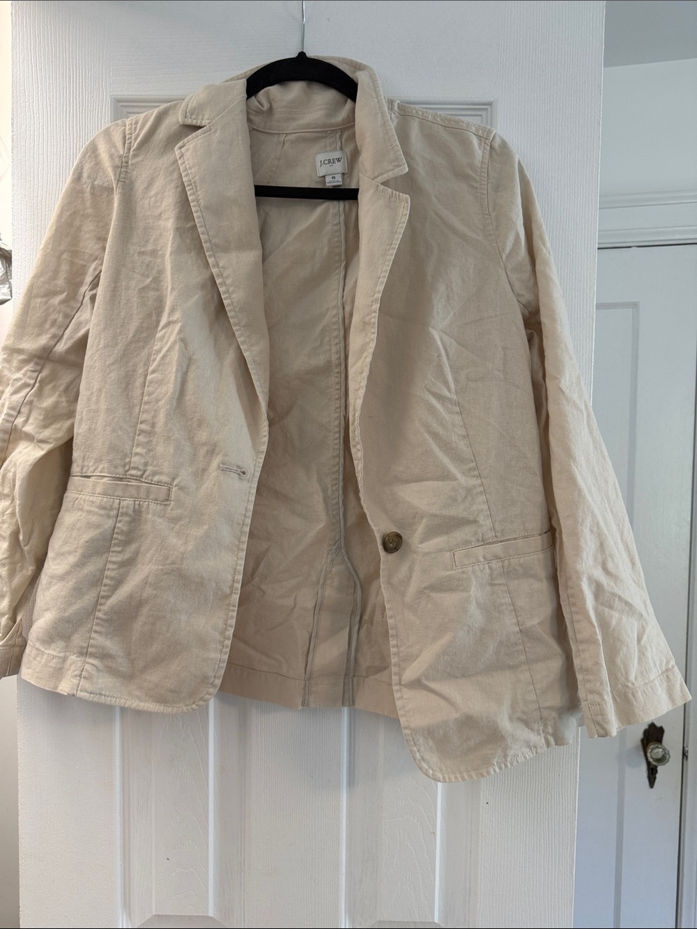 J. Crew Factory Cream Women's Casual Blazer